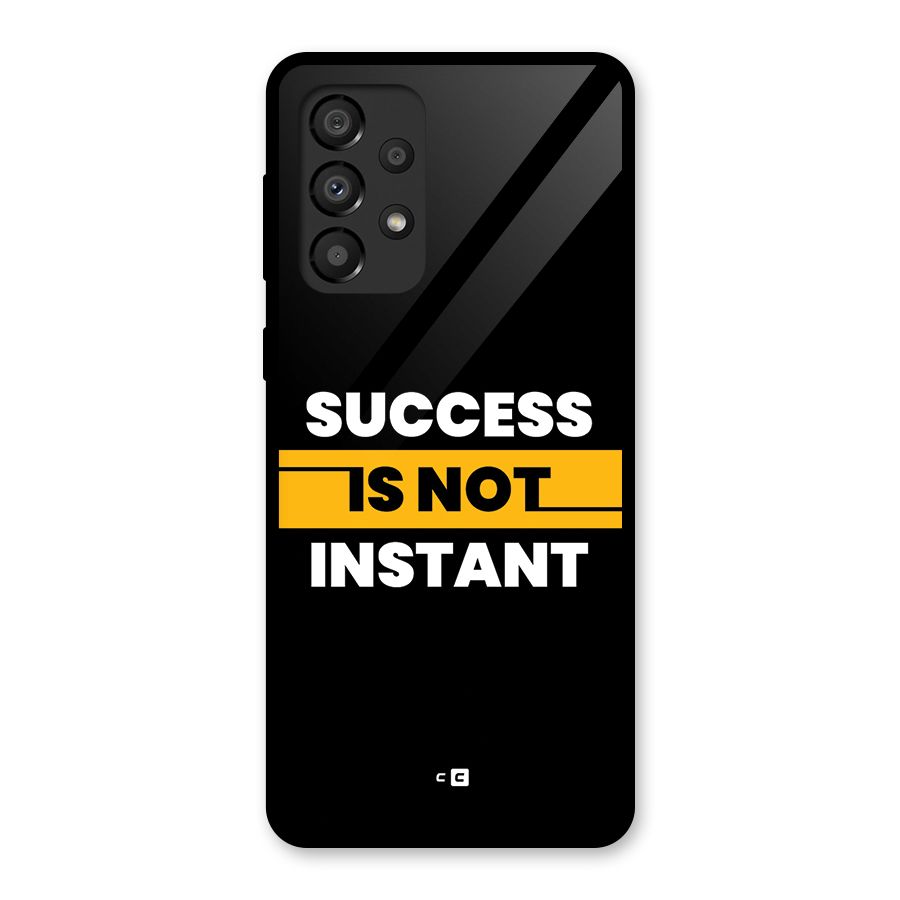 Success Not Instant Glass Back Case for Galaxy A33 5G