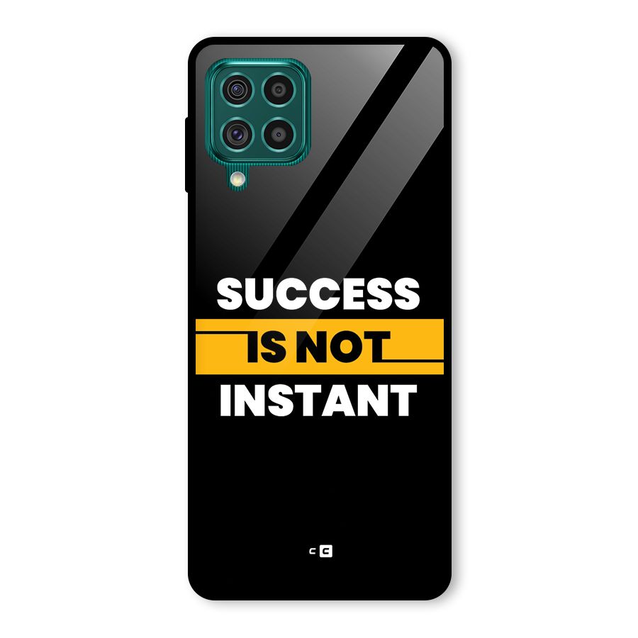 Success Not Instant Glass Back Case for Galaxy F62