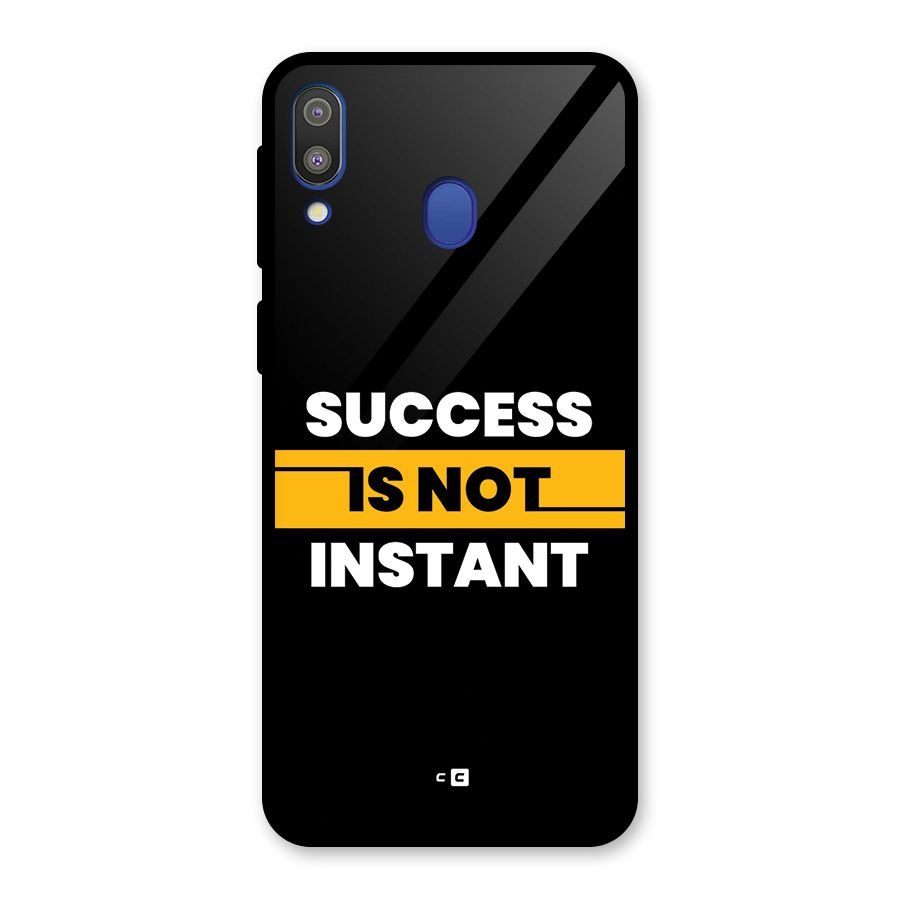 Success Not Instant Glass Back Case for Galaxy M20