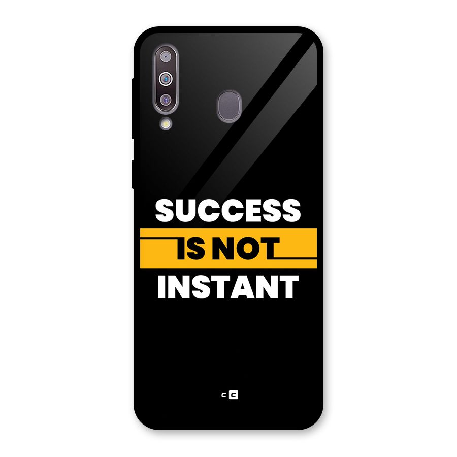 Success Not Instant Glass Back Case for Galaxy M30