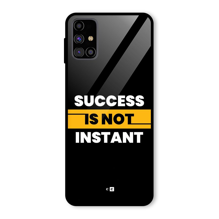 Success Not Instant Glass Back Case for Galaxy M31s