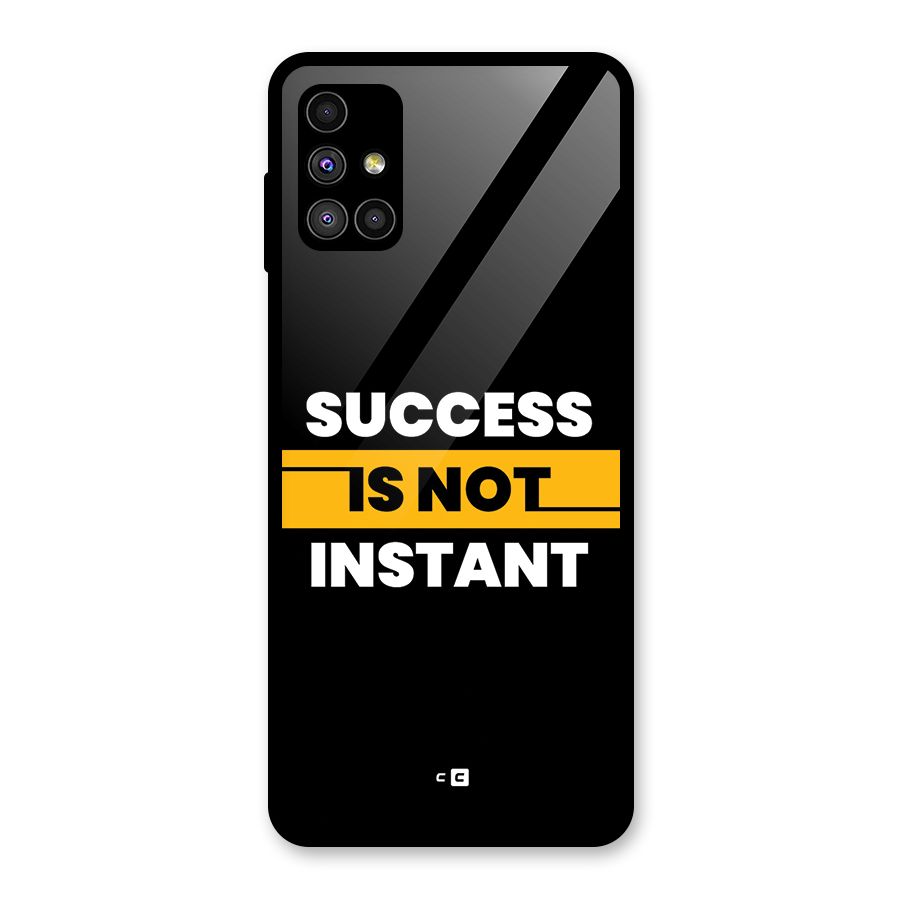 Success Not Instant Glass Back Case for Galaxy M51