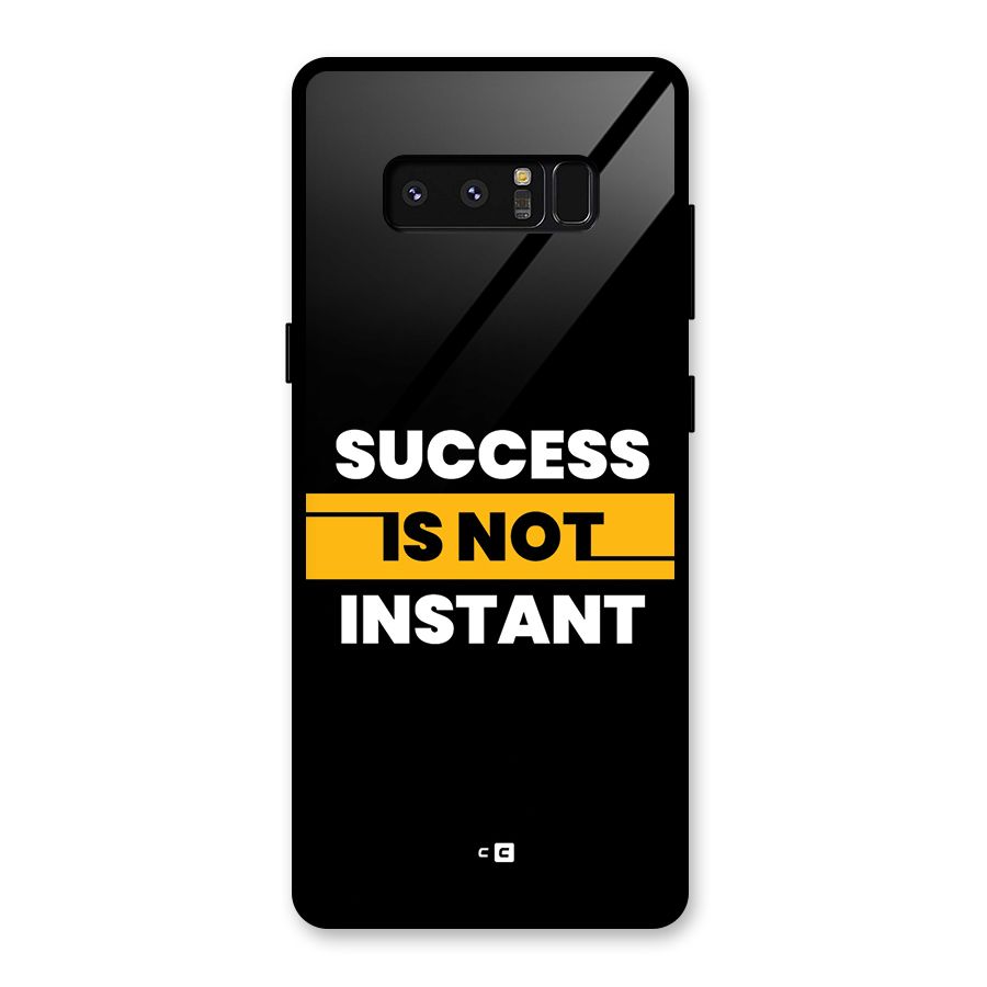 Success Not Instant Glass Back Case for Galaxy Note 8