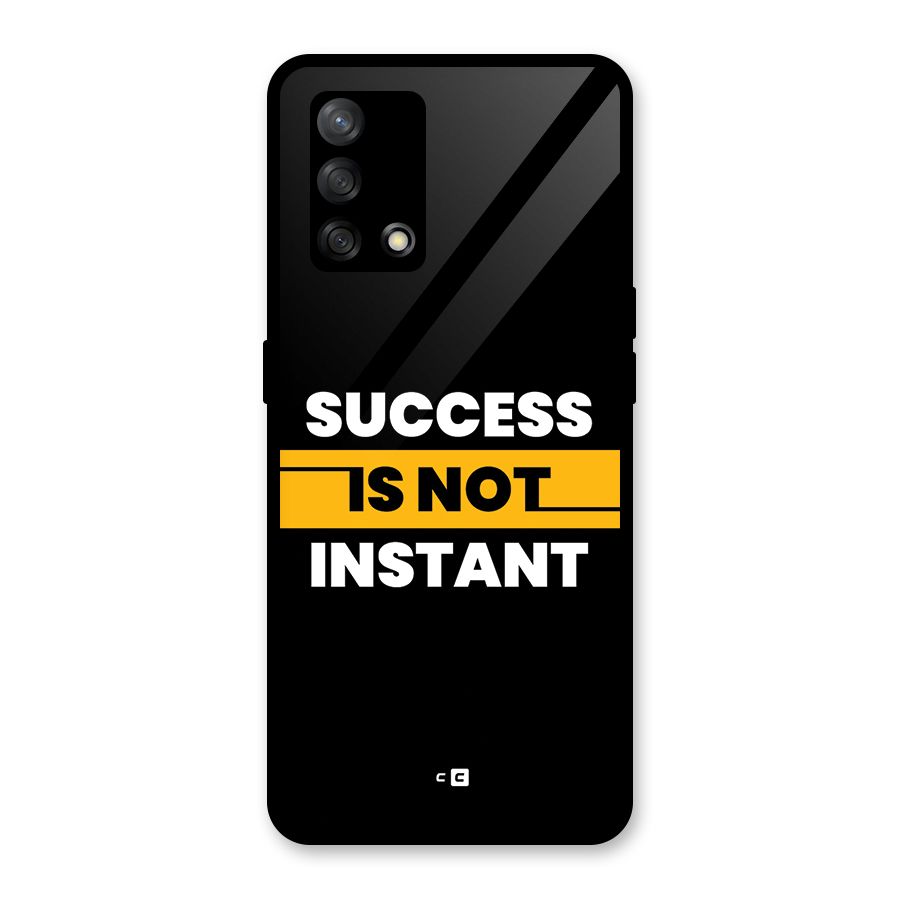 Success Not Instant Glass Back Case for Oppo F19s