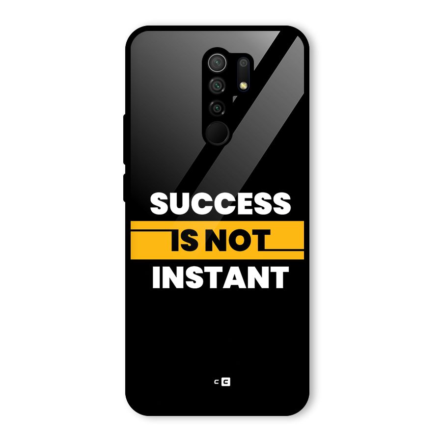Success Not Instant Glass Back Case for Poco M2