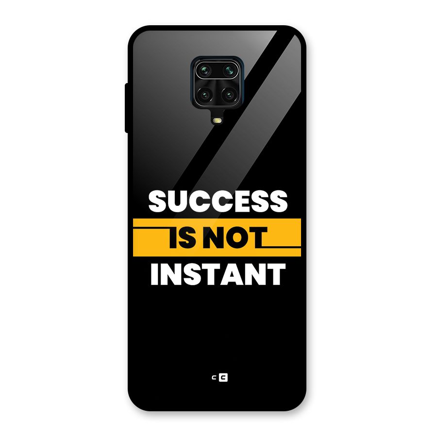 Success Not Instant Glass Back Case for Poco M2 Pro