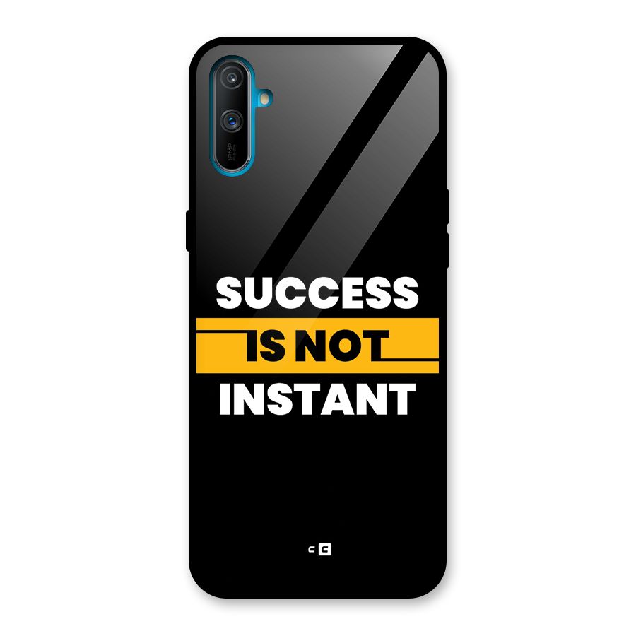 Success Not Instant Glass Back Case for Realme C3