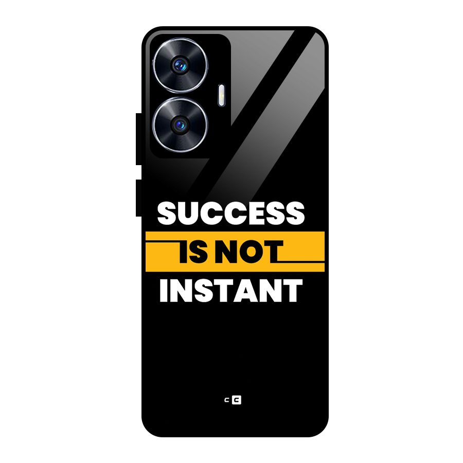 Success Not Instant Glass Back Case for Realme Narzo N55