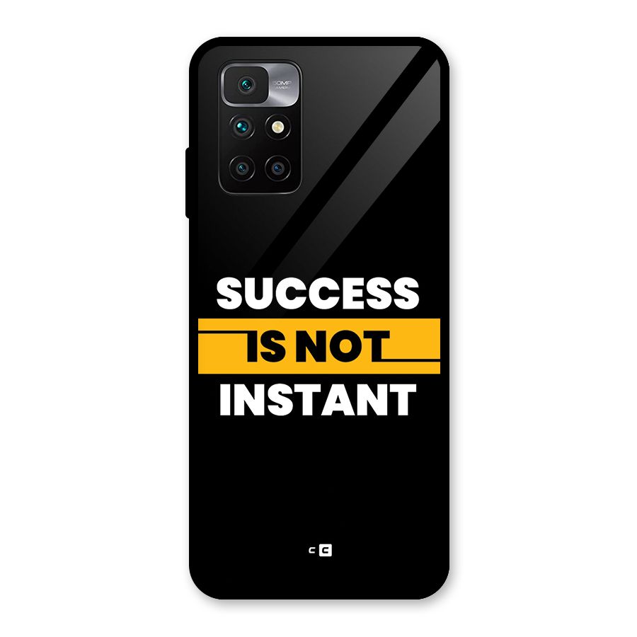 Success Not Instant Glass Back Case for Redmi 10 Prime