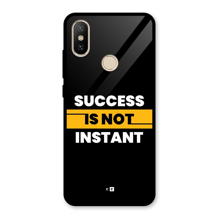 Success Not Instant Glass Back Case for Redmi A2