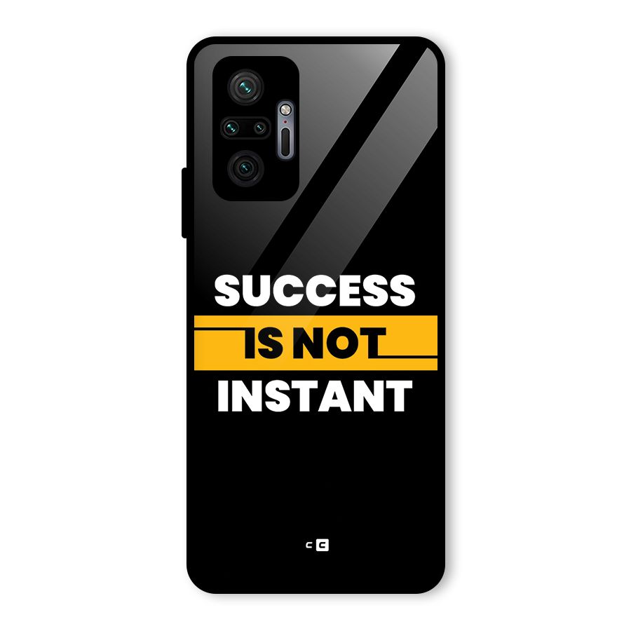 Success Not Instant Glass Back Case for Redmi Note 10 Pro