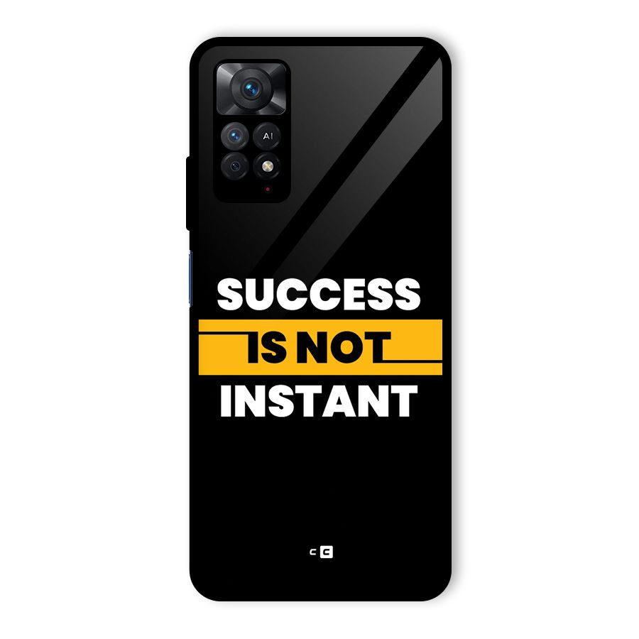 Success Not Instant Glass Back Case for Redmi Note 11 Pro