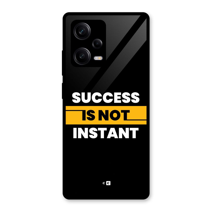 Success Not Instant Glass Back Case for Redmi Note 12 Pro