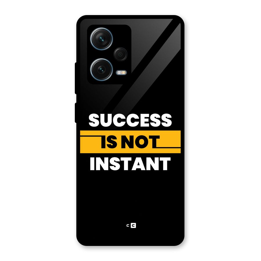 Success Not Instant Glass Back Case for Redmi Note 12 Pro Plus 5G