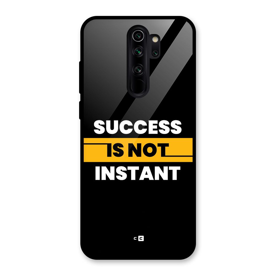 Success Not Instant Glass Back Case for Redmi Note 8 Pro