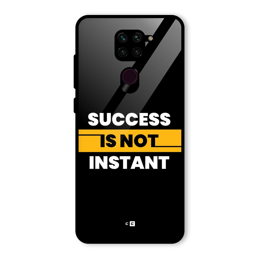 Success Not Instant Glass Back Case for Redmi Note 9