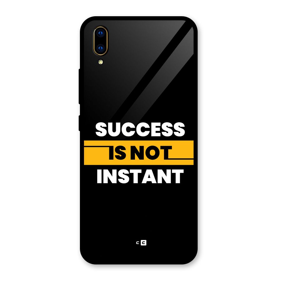 Success Not Instant Glass Back Case for Vivo V11 Pro