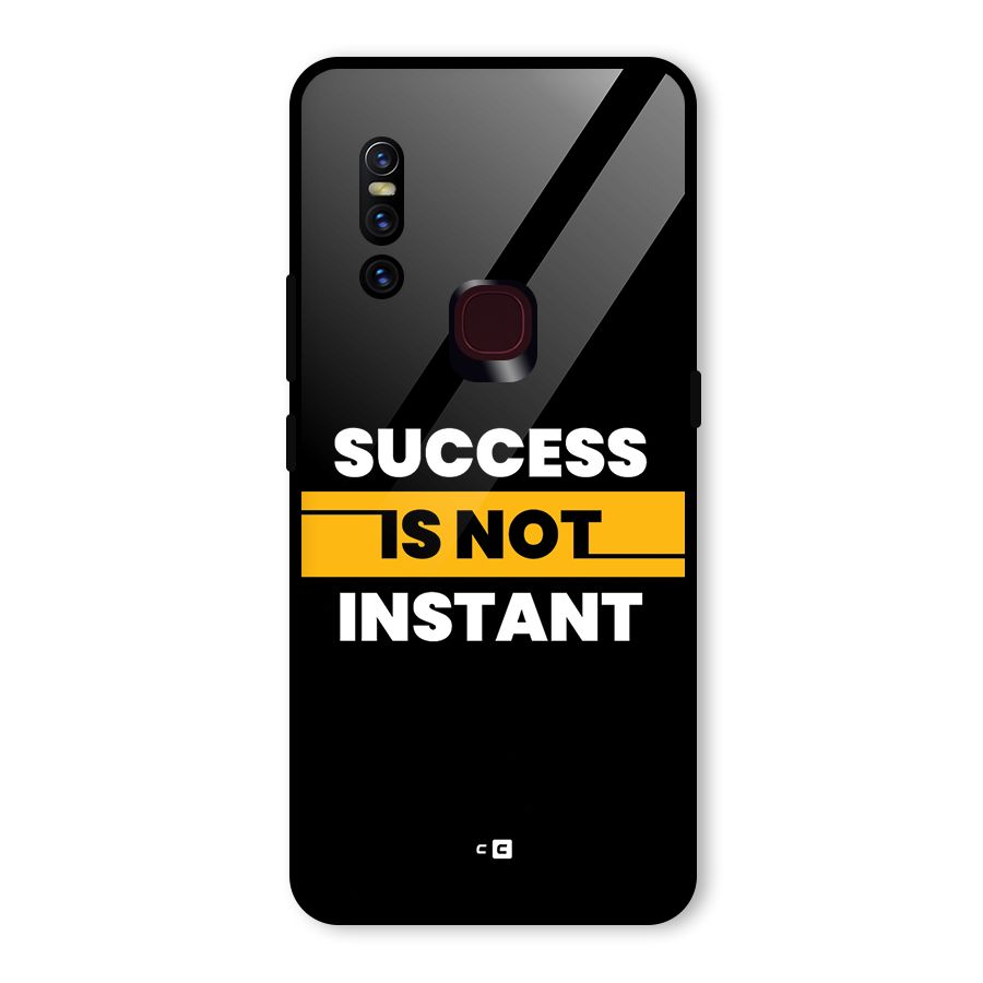 Success Not Instant Glass Back Case for Vivo V15