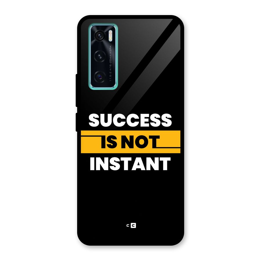 Success Not Instant Glass Back Case for Vivo V20 SE