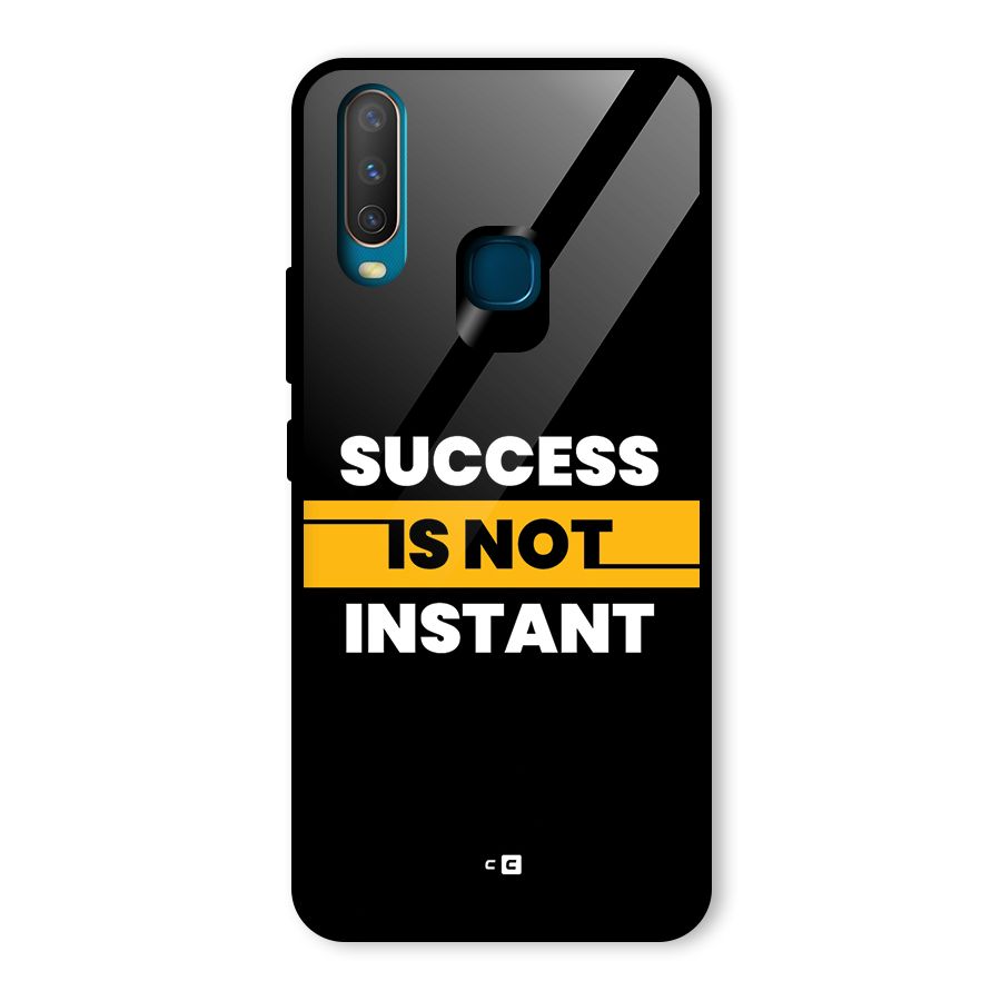 Success Not Instant Glass Back Case for Vivo Y17