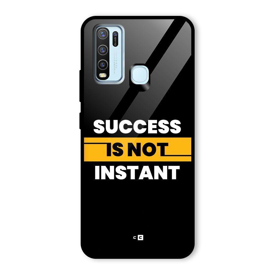 Success Not Instant Glass Back Case for Vivo Y30