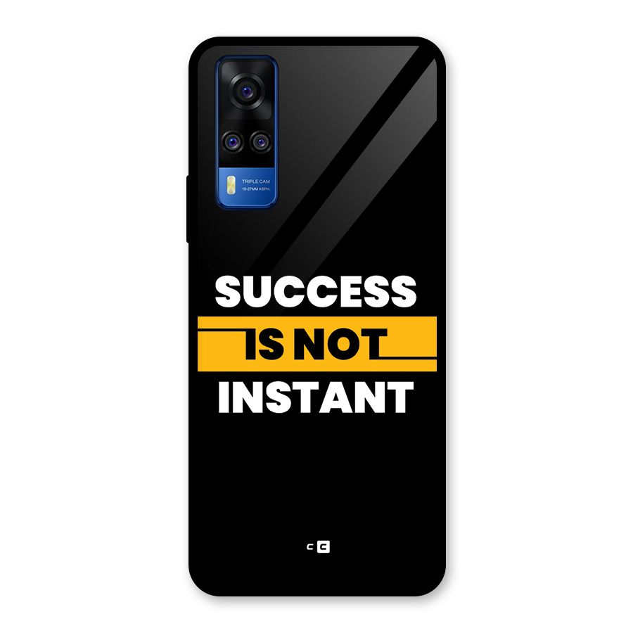 Success Not Instant Glass Back Case for Vivo Y31