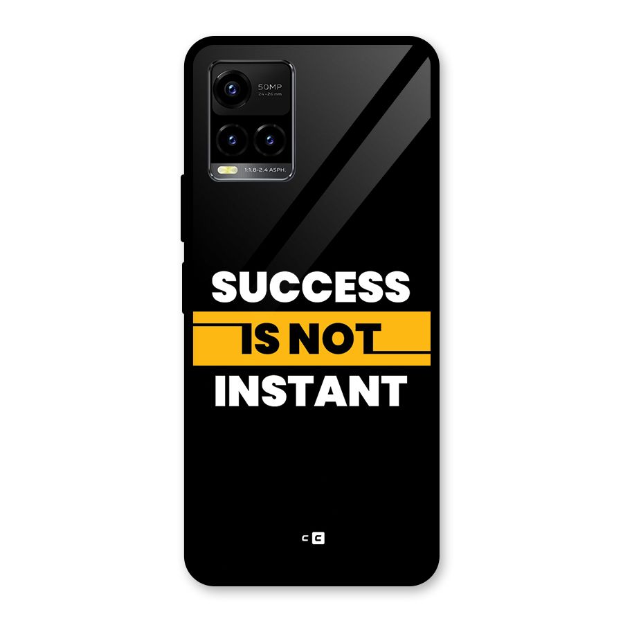 Success Not Instant Glass Back Case for Vivo Y33s