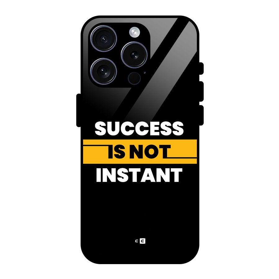 Success Not Instant Glass Back Case for iPhone 15 Pro