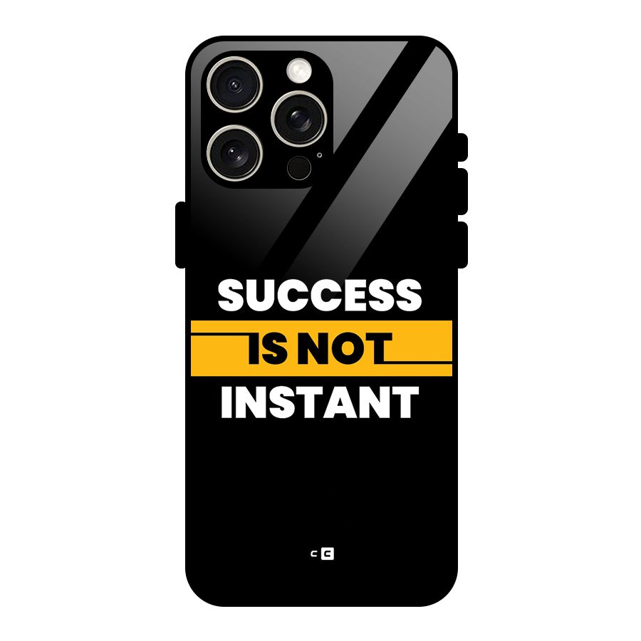 Success Not Instant Glass Back Case for iPhone 15 Pro Max