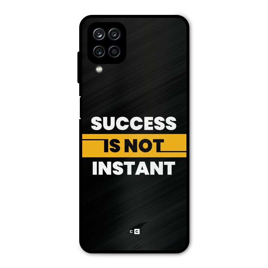 Success Not Instant Metal Back Case for Galaxy A12