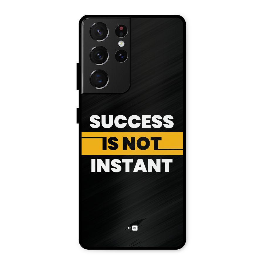 Success Not Instant Metal Back Case for Galaxy S21 Ultra 5G