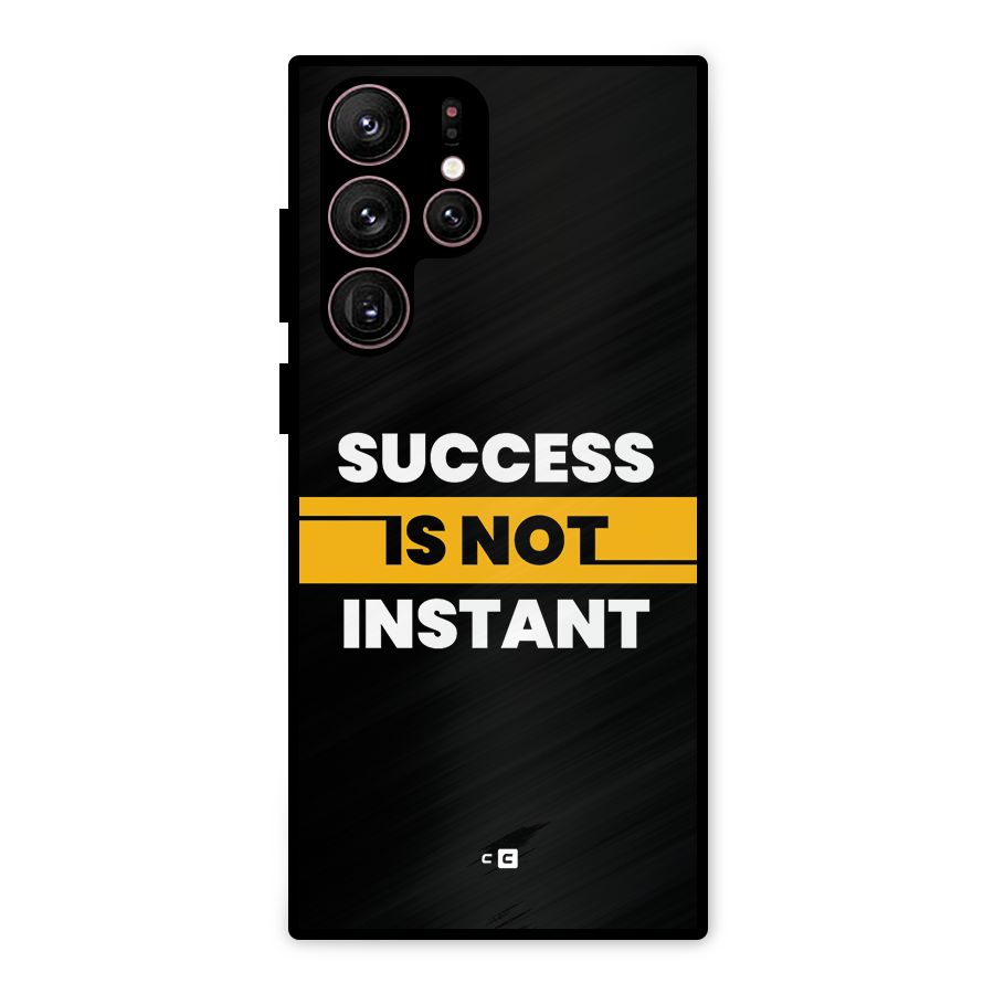Success Not Instant Metal Back Case for Galaxy S22 Ultra 5G