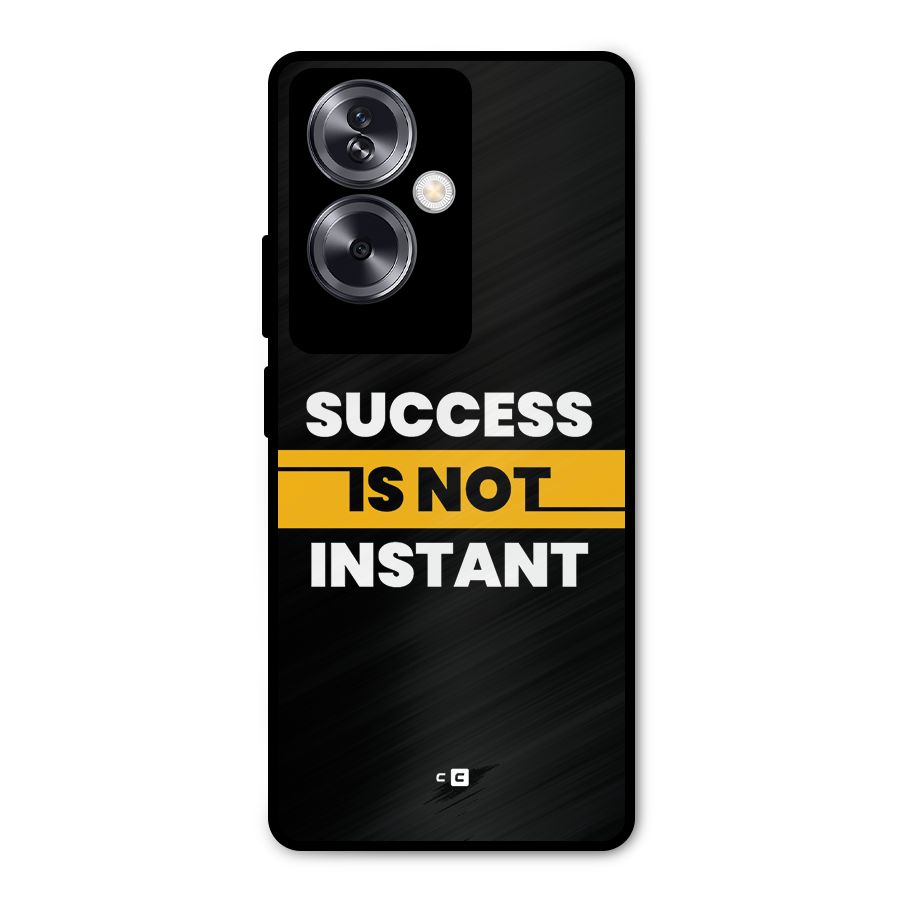 Success Not Instant Metal Back Case for Oppo A79 5G