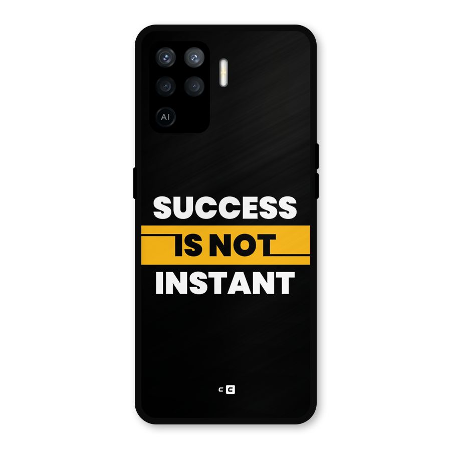 Success Not Instant Metal Back Case for Oppo F19 Pro