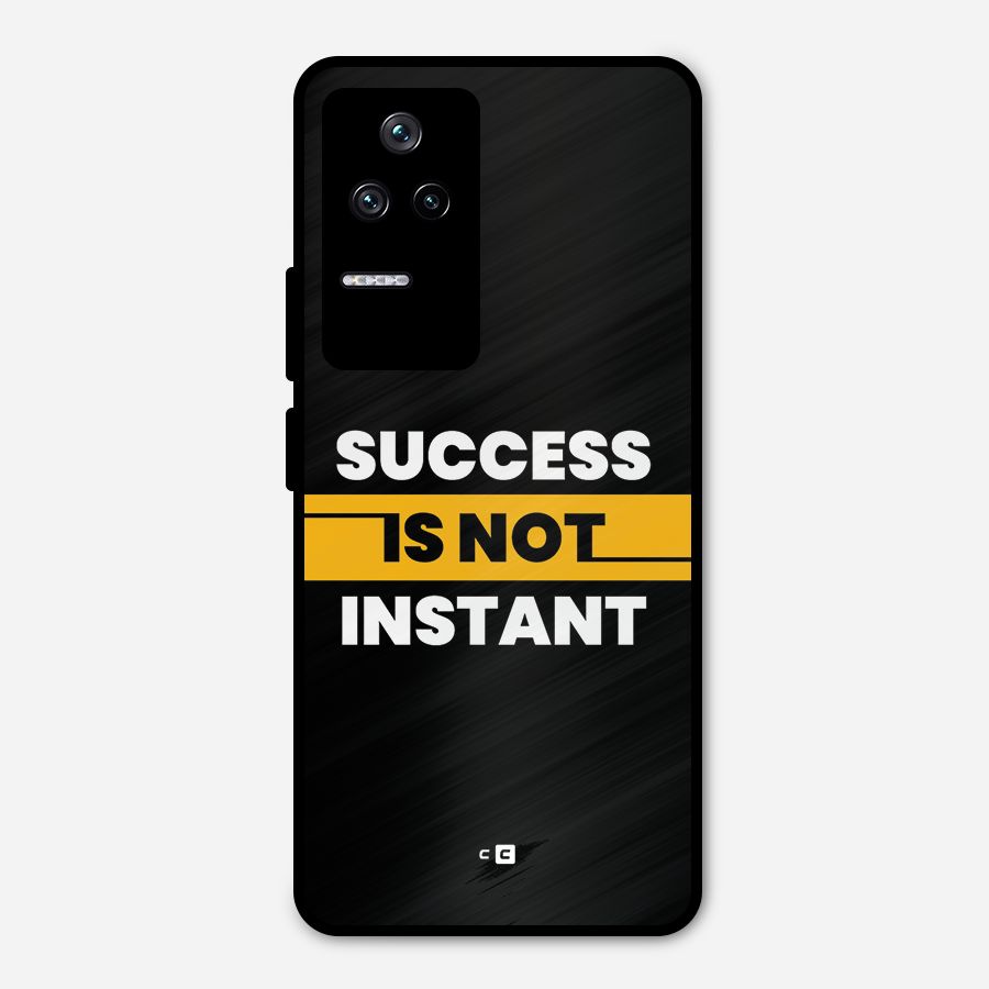 Success Not Instant Metal Back Case for Poco F4 5G