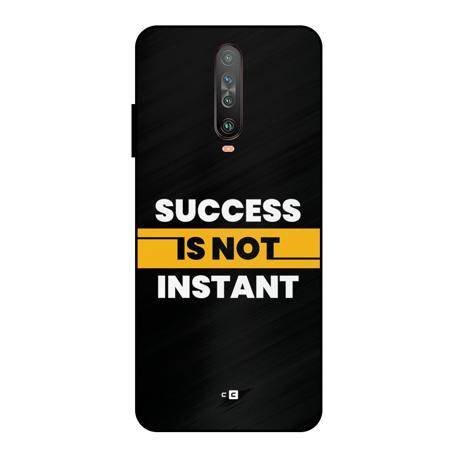 Success Not Instant Metal Back Case for Poco X2