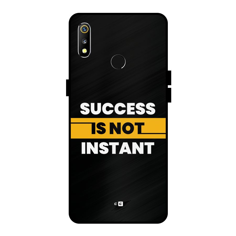 Success Not Instant Metal Back Case for Realme 3i