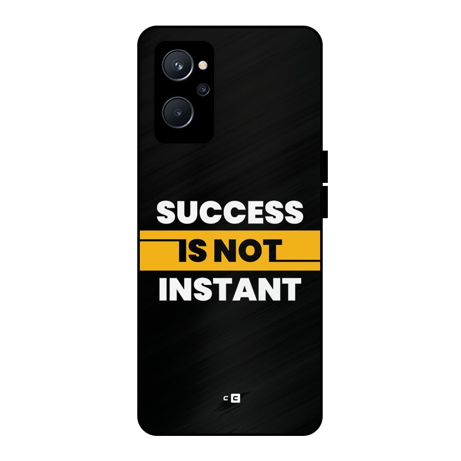 Success Not Instant Metal Back Case for Realme 9i 5G