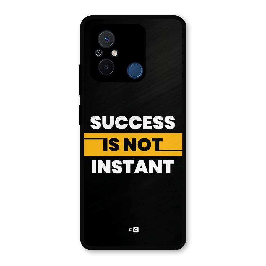 Success Not Instant Metal Back Case for Redmi 12C
