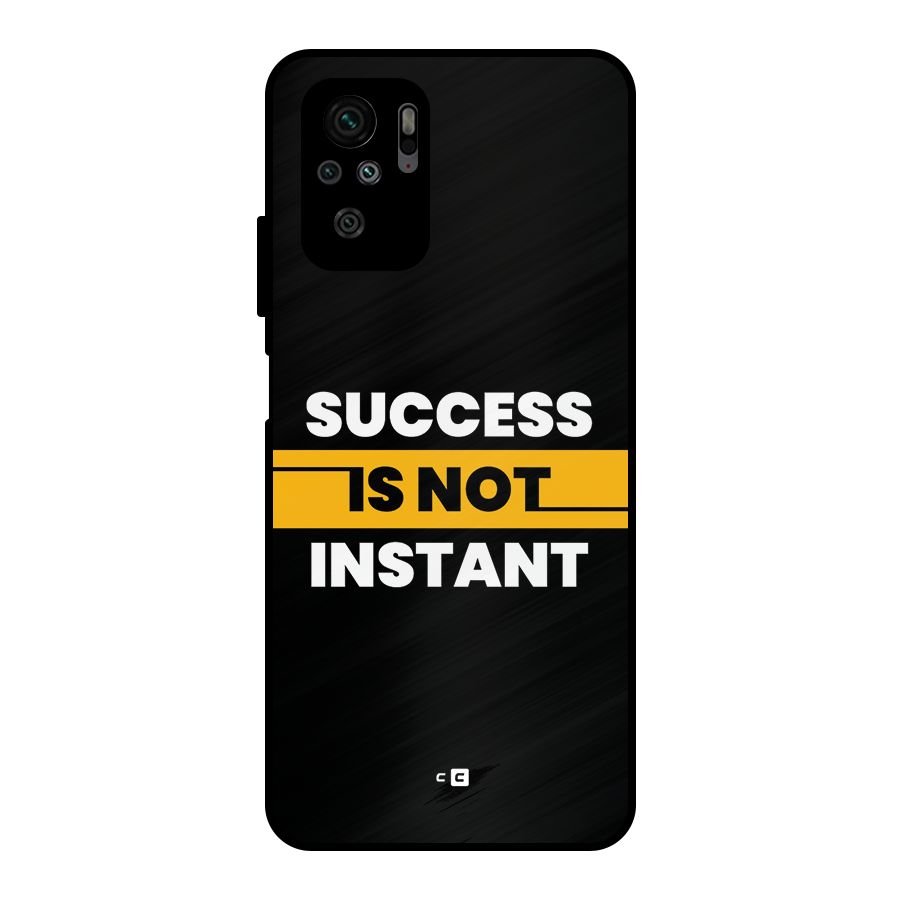 Success Not Instant Metal Back Case for Redmi Note 10