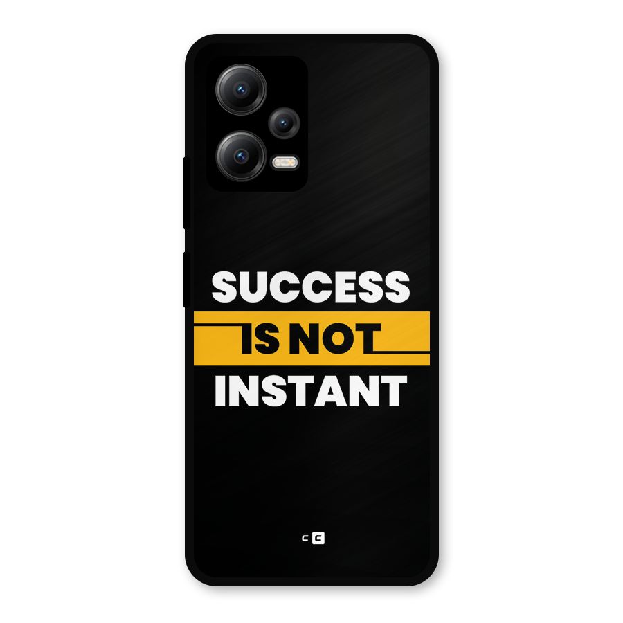 Success Not Instant Metal Back Case for Redmi Note 12 5G