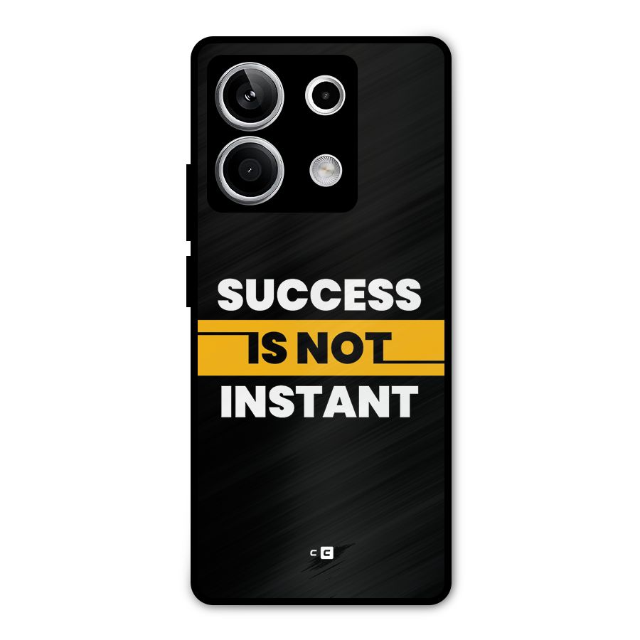 Success Not Instant Metal Back Case for Redmi Note 13 5G