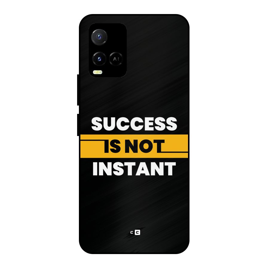 Success Not Instant Metal Back Case for Vivo Y33s