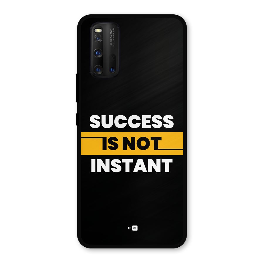 Success Not Instant Metal Back Case for iQOO 3