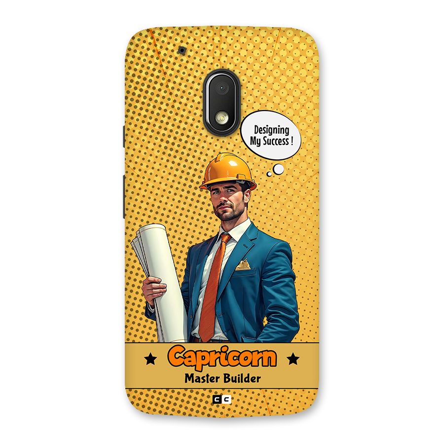 Successful Capricorn Back Case for Moto G4 Play