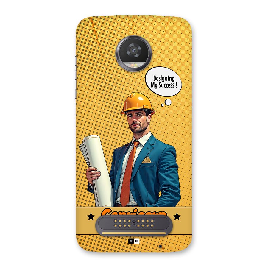Successful Capricorn Back Case for Moto Z2 Play