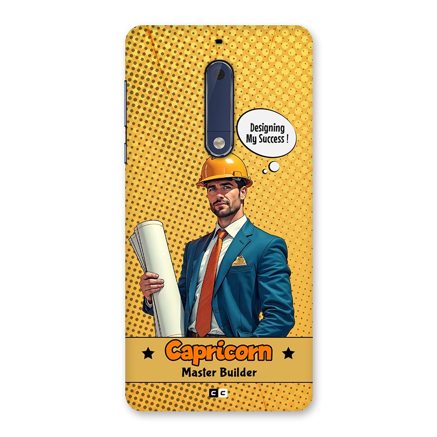 Successful Capricorn Back Case for Nokia 5