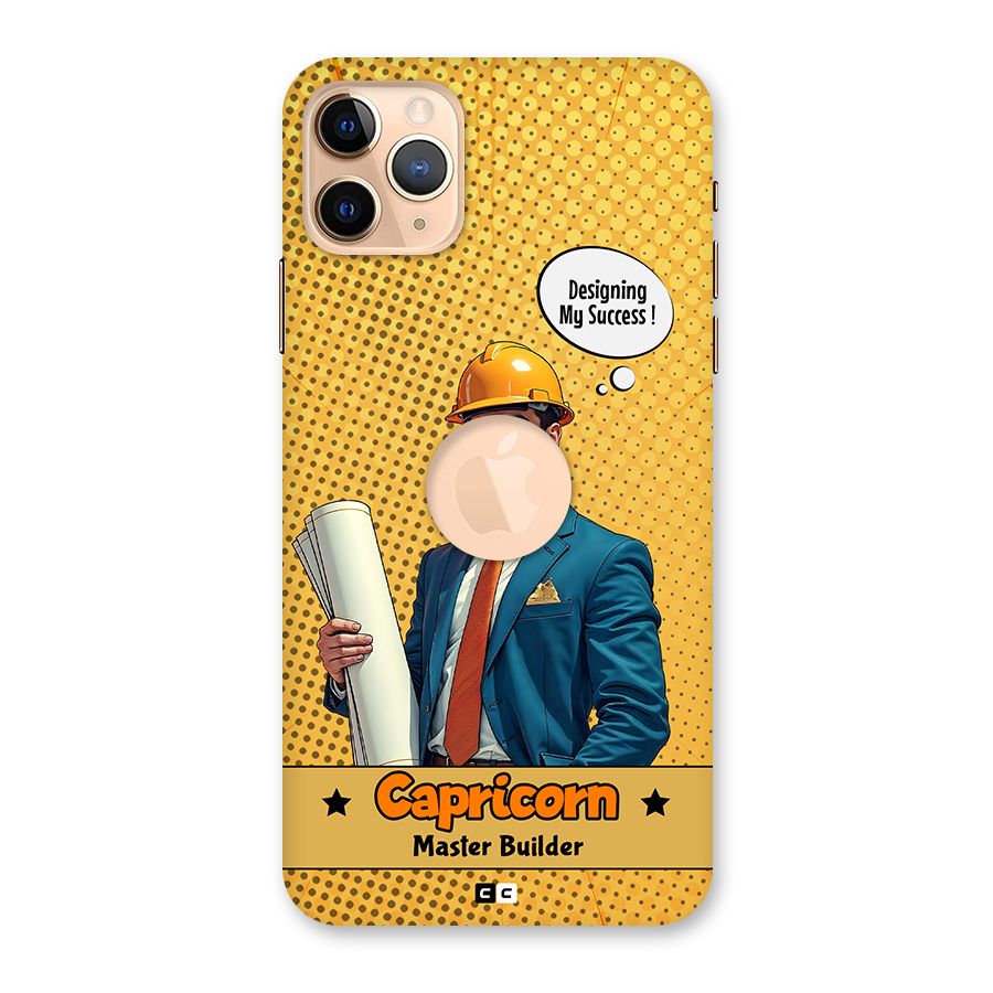 Successful Capricorn Back Case for iPhone 11 Pro Max Logo Cut