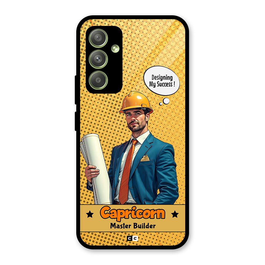Successful Capricorn Glass Back Case for Galaxy A54