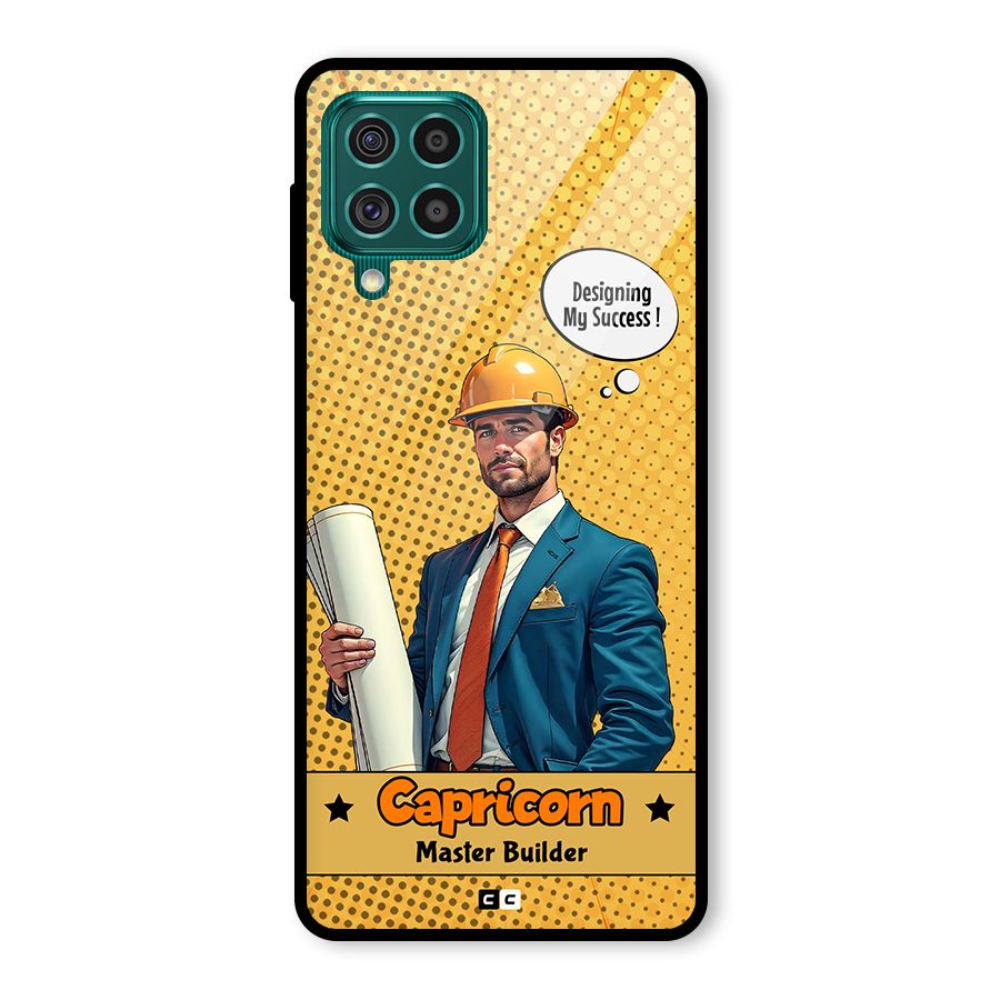 Successful Capricorn Glass Back Case for Galaxy F62